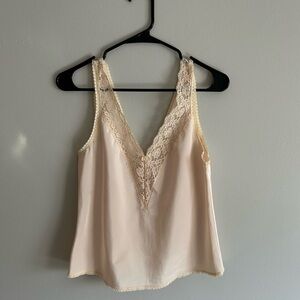 Farr West Cream Lace Tank - Size M